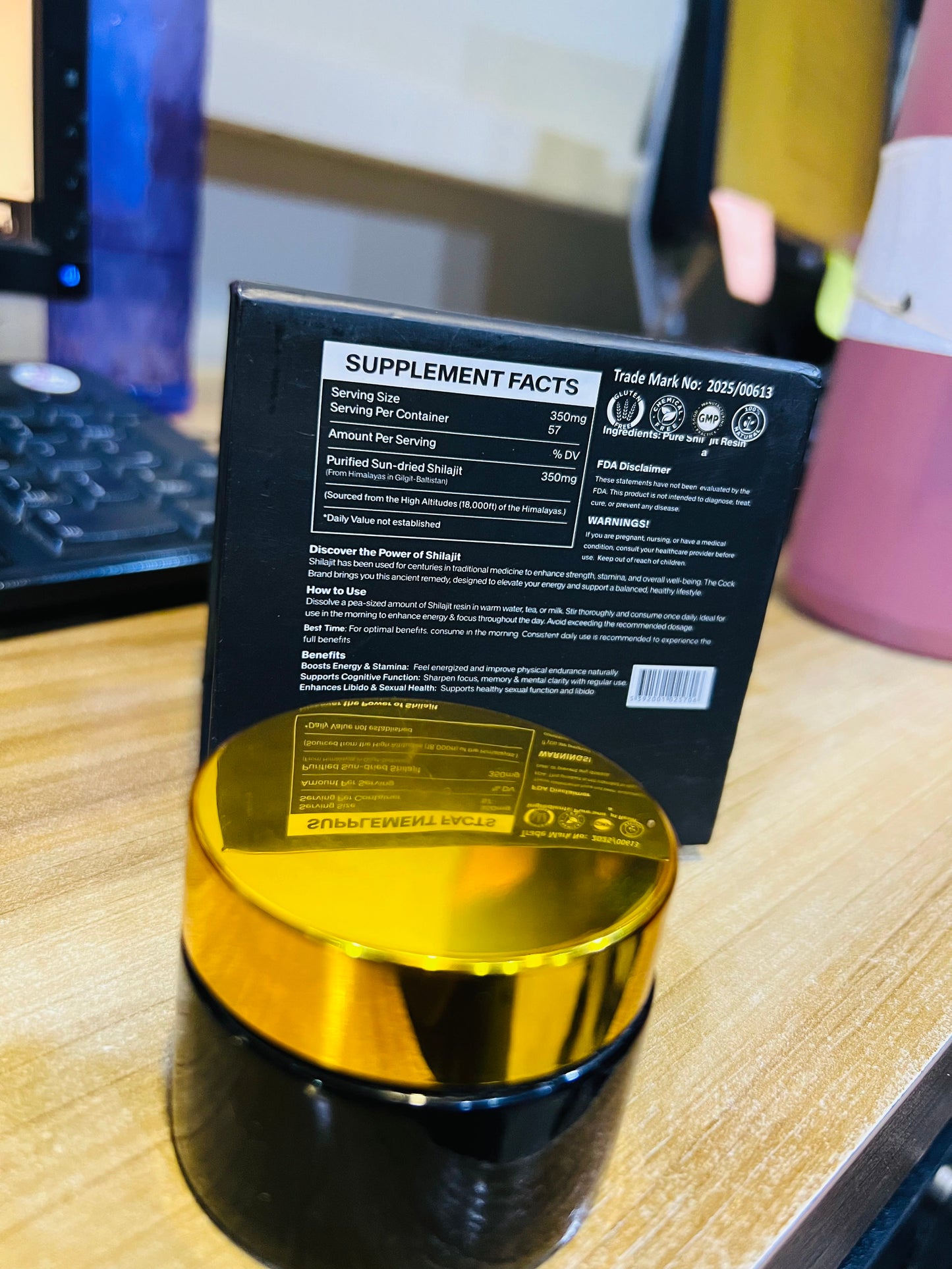 Pure Sundried Himalayan Shilajit Gold Resin