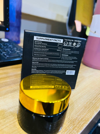 Pure Sundried Himalayan Shilajit Gold Resin